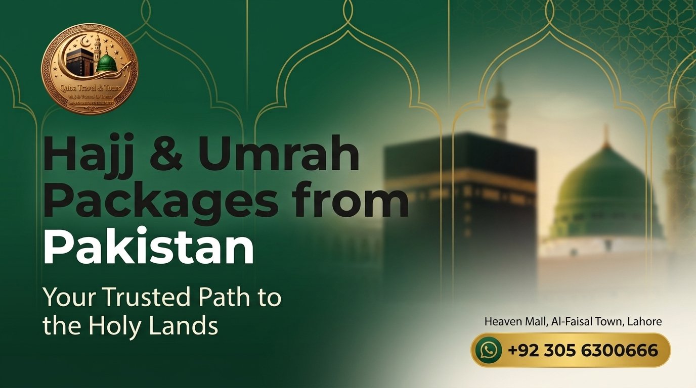Quba Travels & Tours Hajj and Umrah Banner